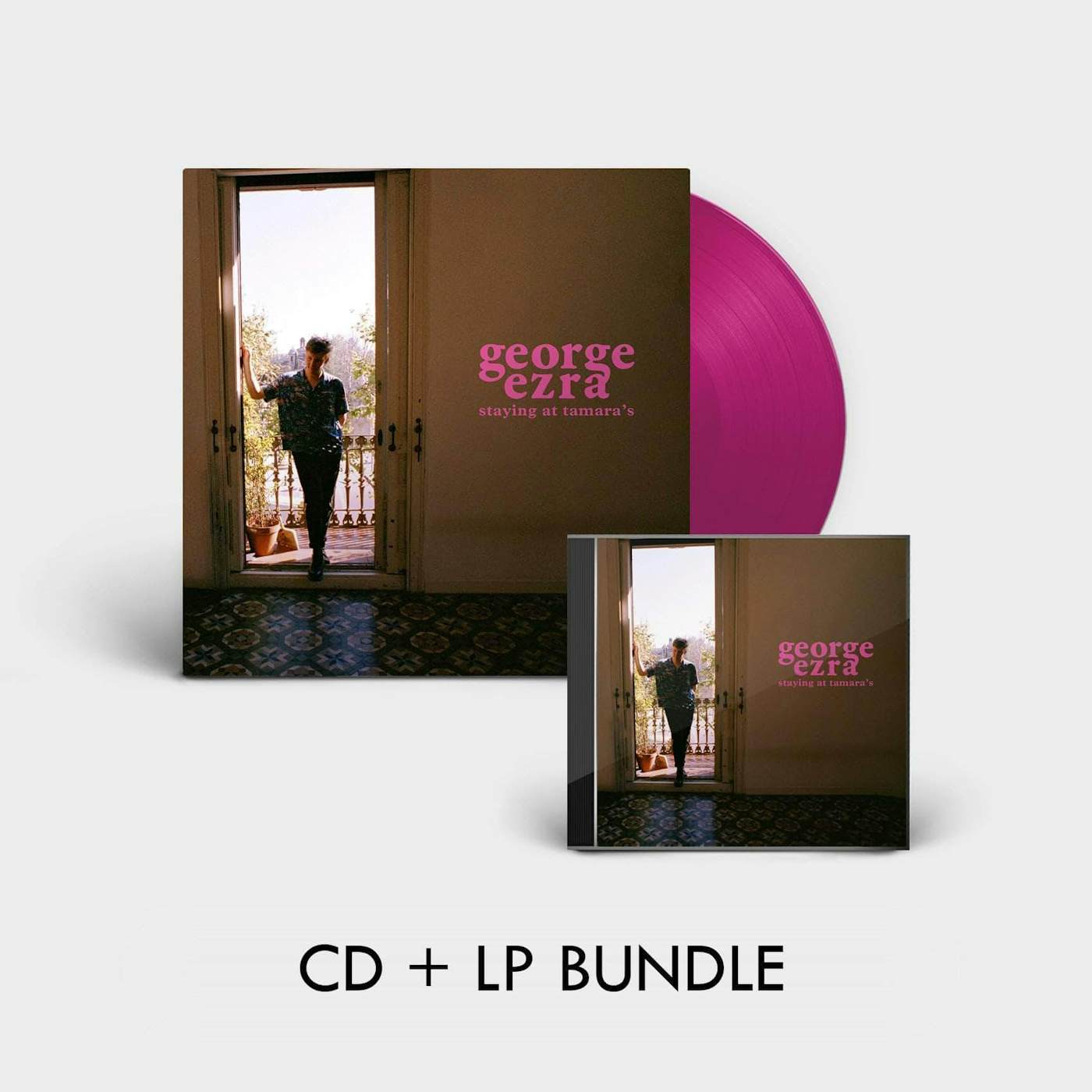 George Ezra CD + Pink LP Bundle (Vinyl)