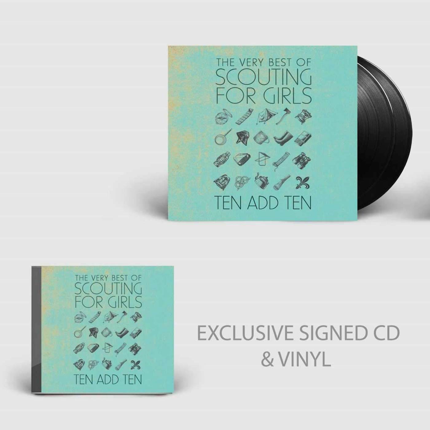 The Very Best of Scouting for Girls - Ten Add Ten - Signed CD + Signed 2LP Bundle