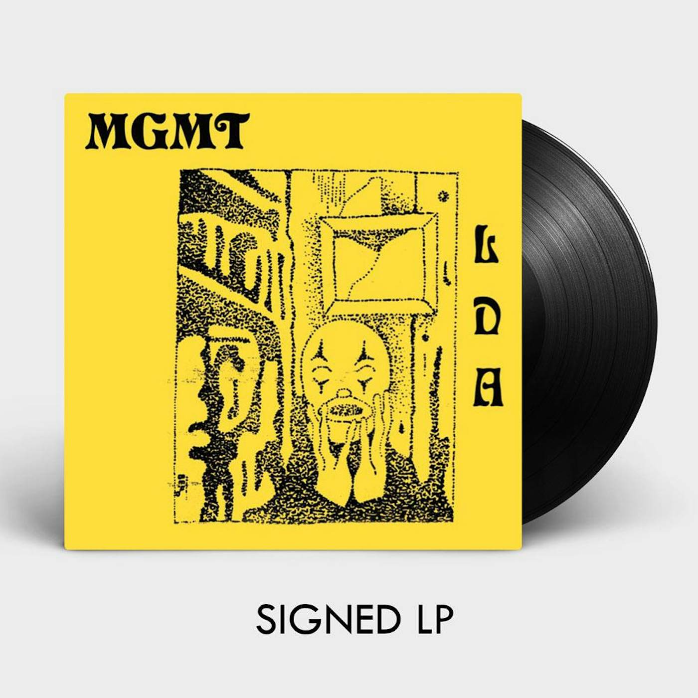 MGMT LITTLE DARK AGE - SIGNED LP (Vinyl)