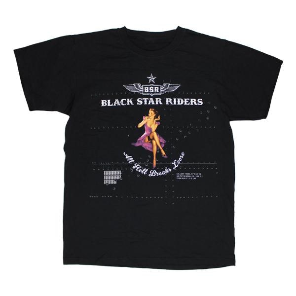 Black star store riders t shirt