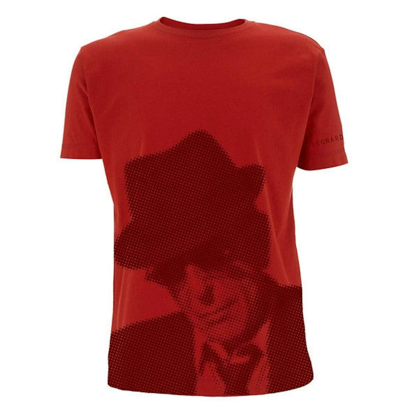Leonard Cohen Red Halftone T-Shirt