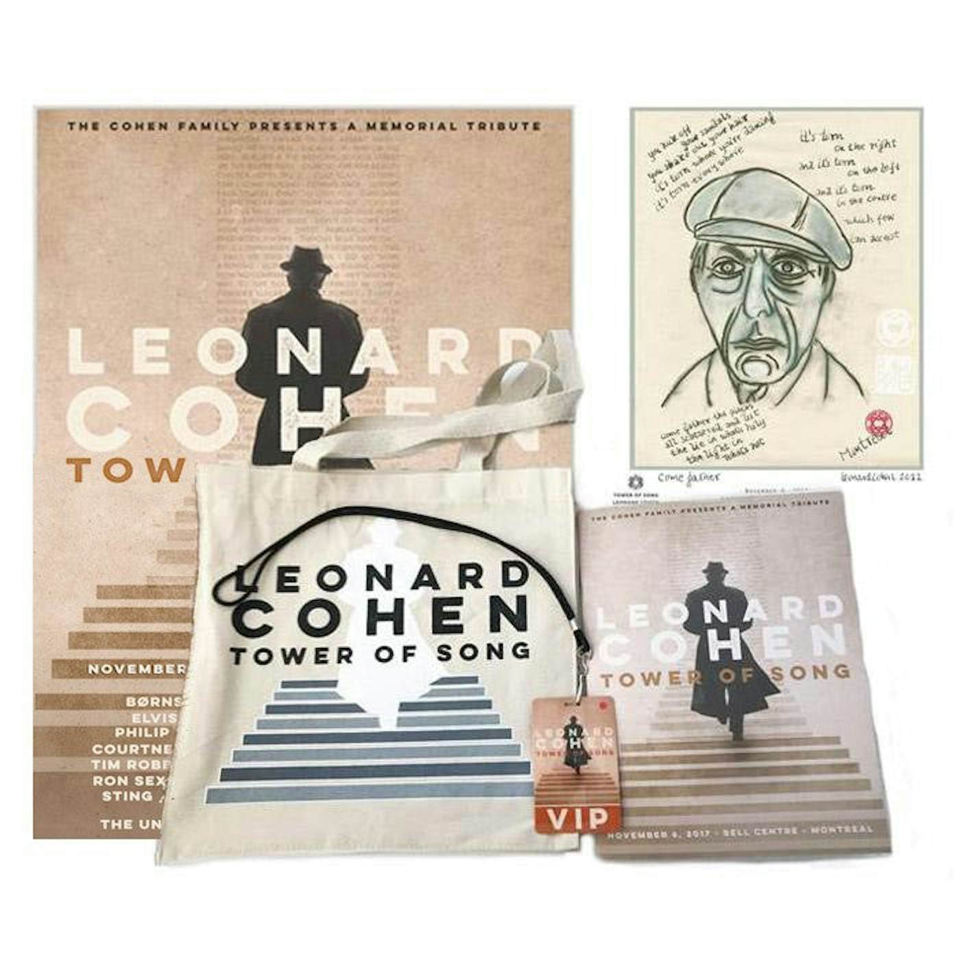 Leonard Cohen WELCOME TO MONTREAL VIP EVENT PACKAGE