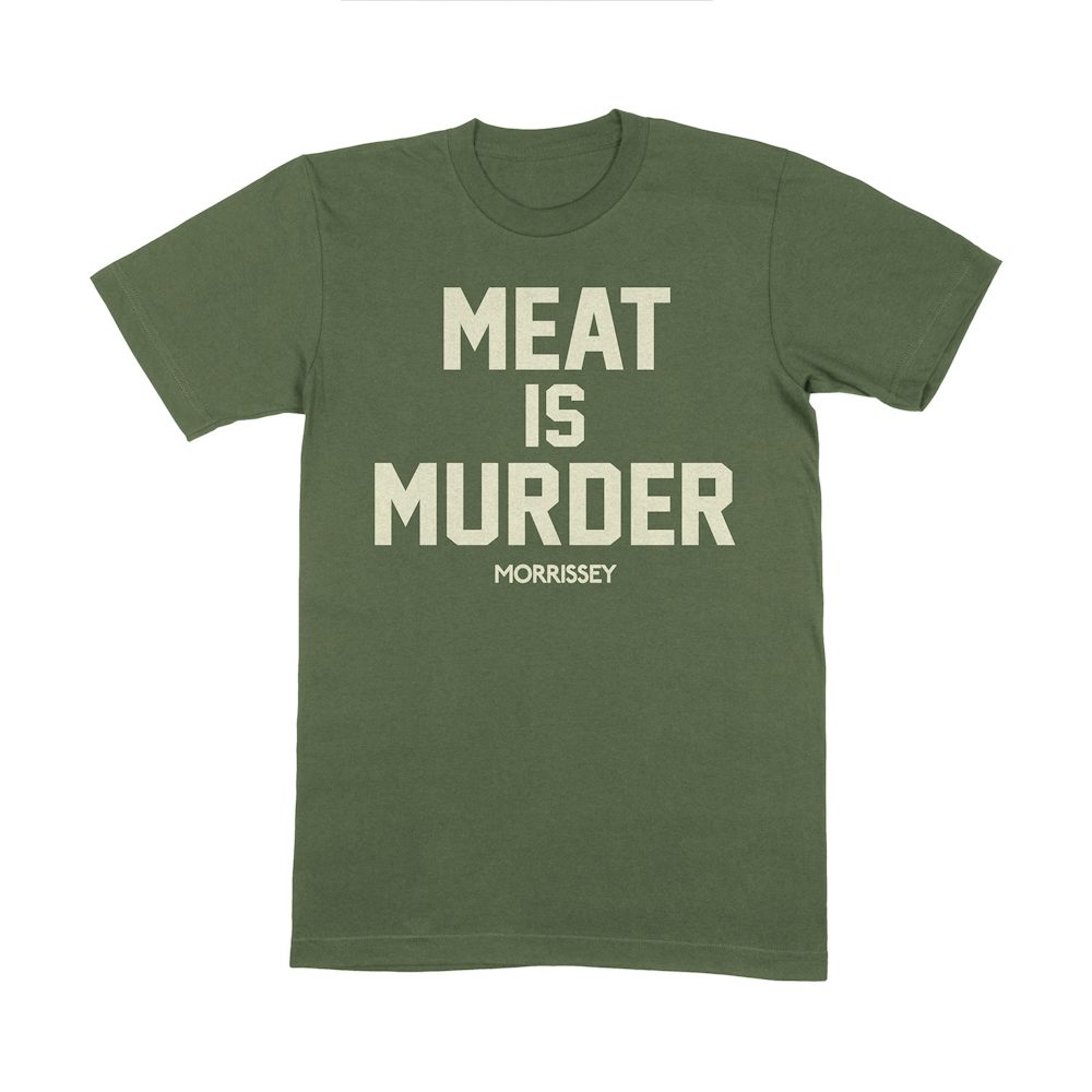 Morrissey MIL GREEN MEAT IS MURDER TEE (ECRU PRINT)