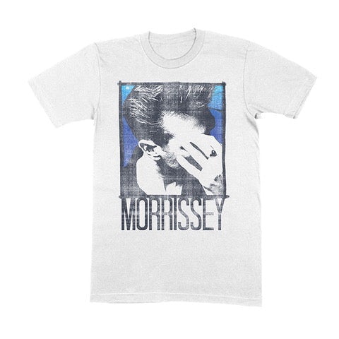 Shyness Blue Fade White T-Shirt - Morrissey