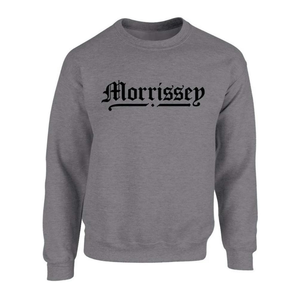 Morrissey OLD ENGLISH LOGO Charcoal Sweatshirt