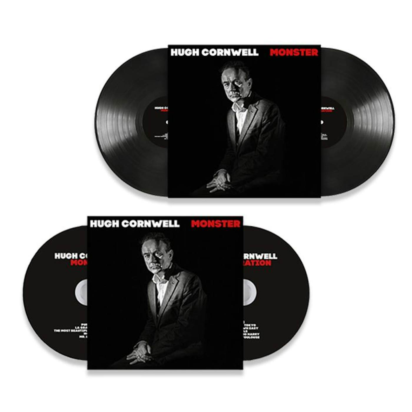 Hugh Cornwell Monster CD + Signed 2LP