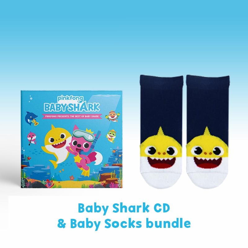 Pinkfong The Best of Baby Shark CD + Baby Shark Socks