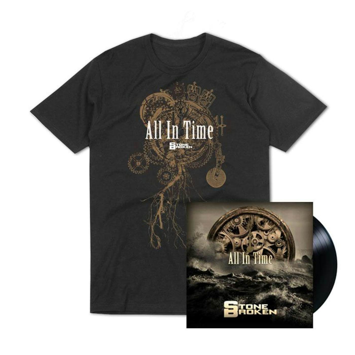 Stone Broken ALL IN TIME (LP) + T-SHIRT + THE ONLY THING I NEED (CD)