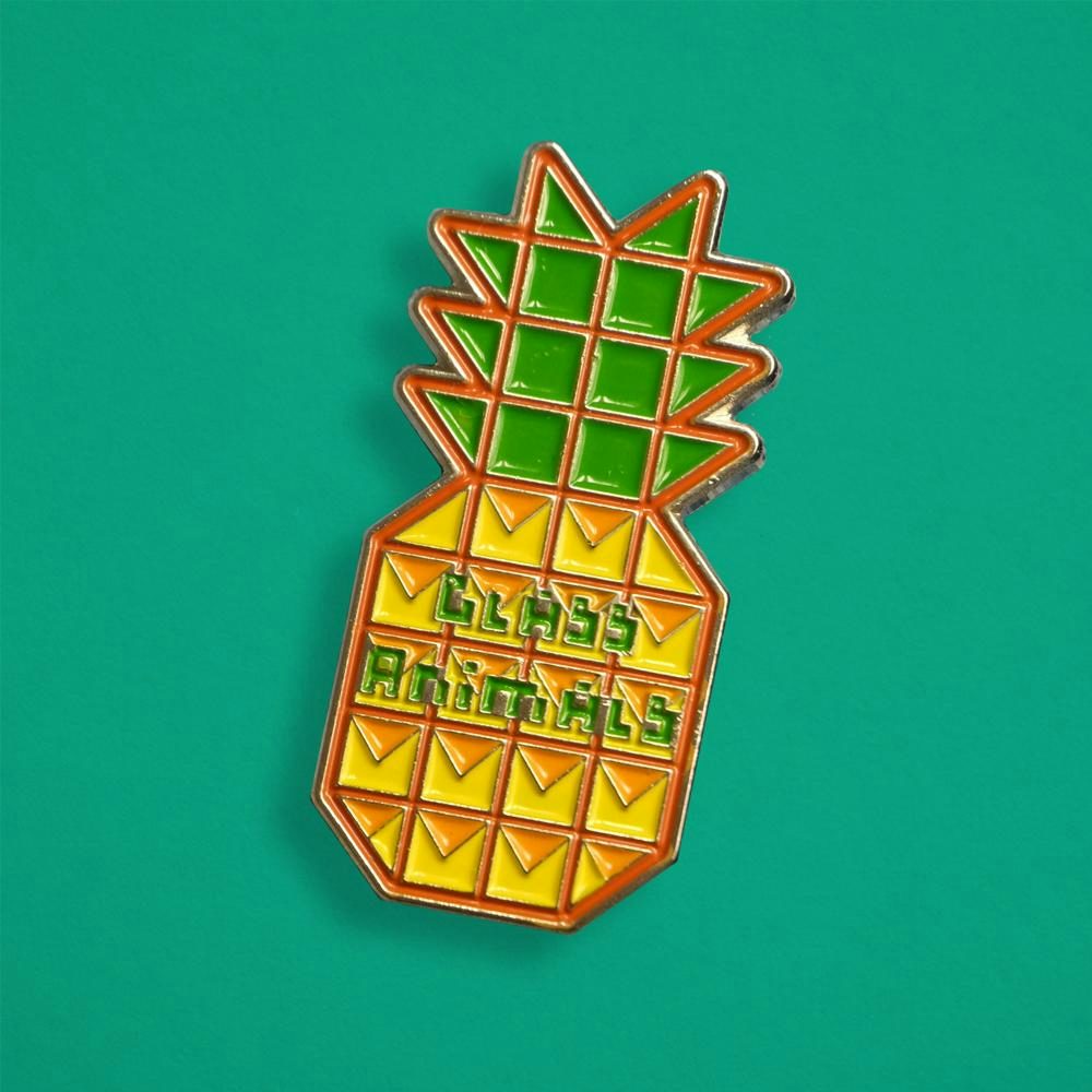 Glass Animals PINEAPPLE PIN BADGE