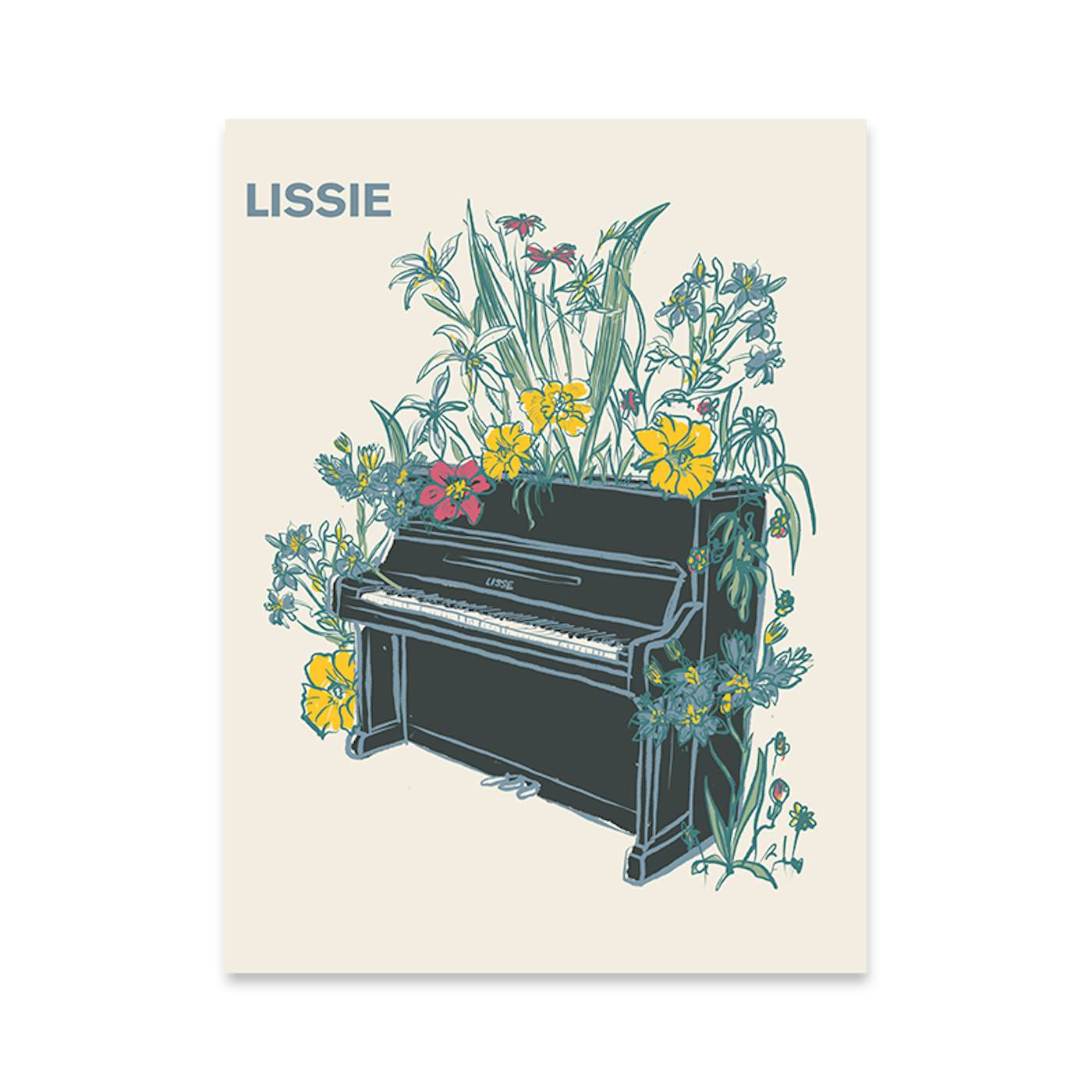Lissie PIANO POSTER