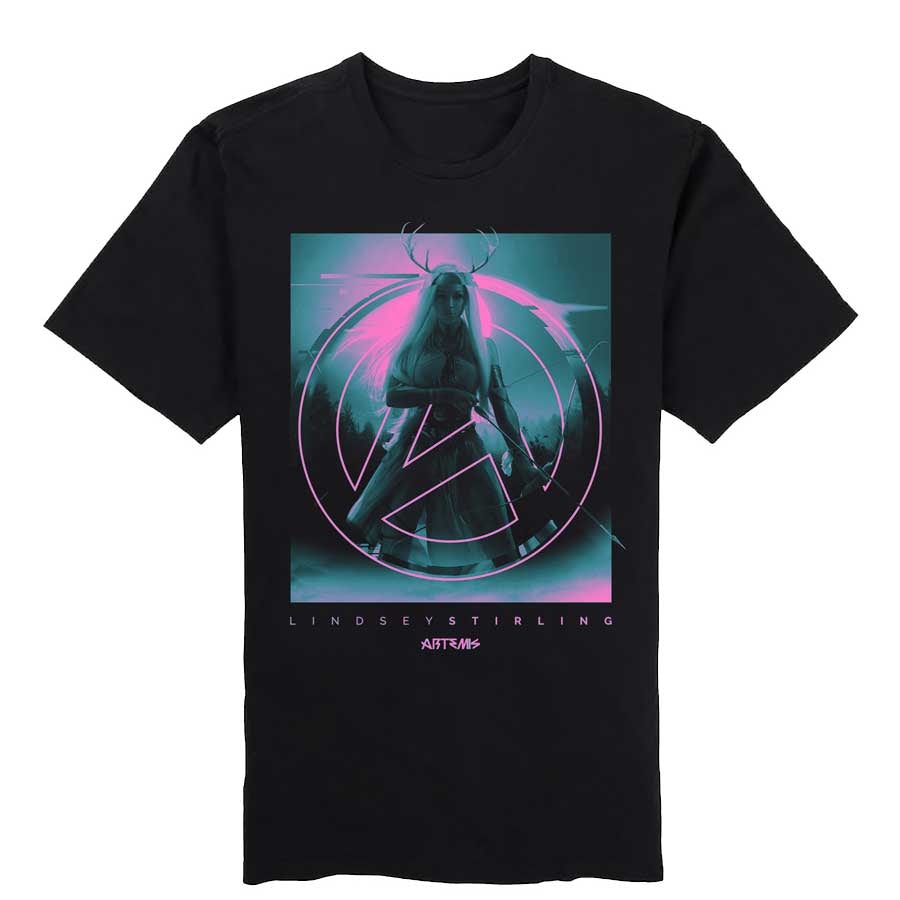 Lindsey Stirling ARTEMIS PHOTO BLACK TEE