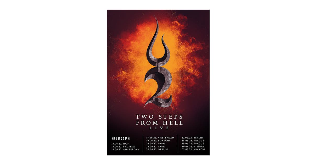 Two Steps from Hell TOUR POSTER