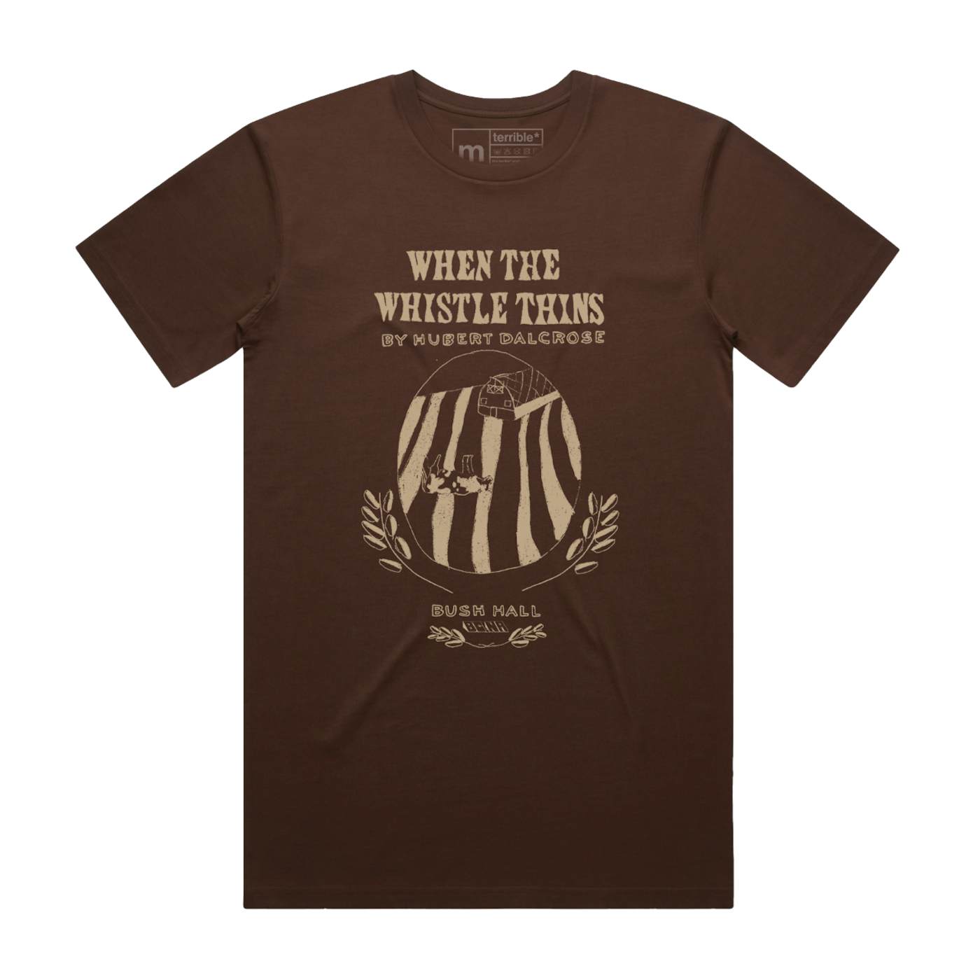 Black Country, New Road BC,NR 'Whistle' Chestnut T-shirt