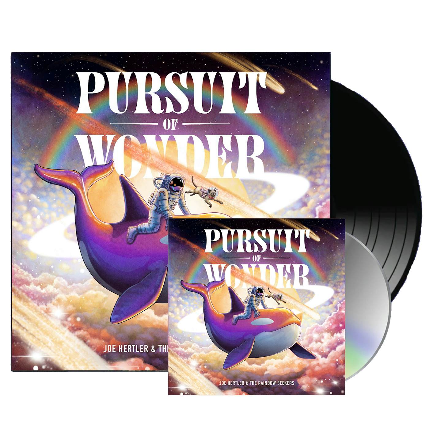 Joe Hertler & The Rainbow Seekers [Pre-Order] Pursuit of Wonder Album Bundle (CD + Vinyl Package)