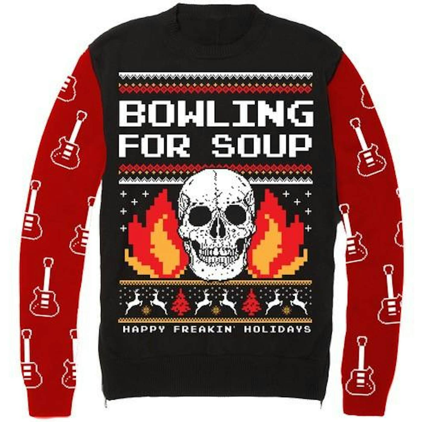 Bowling For Soup - Happy Freakin' Holidays Ugly Christmas Sweater (Small Only)