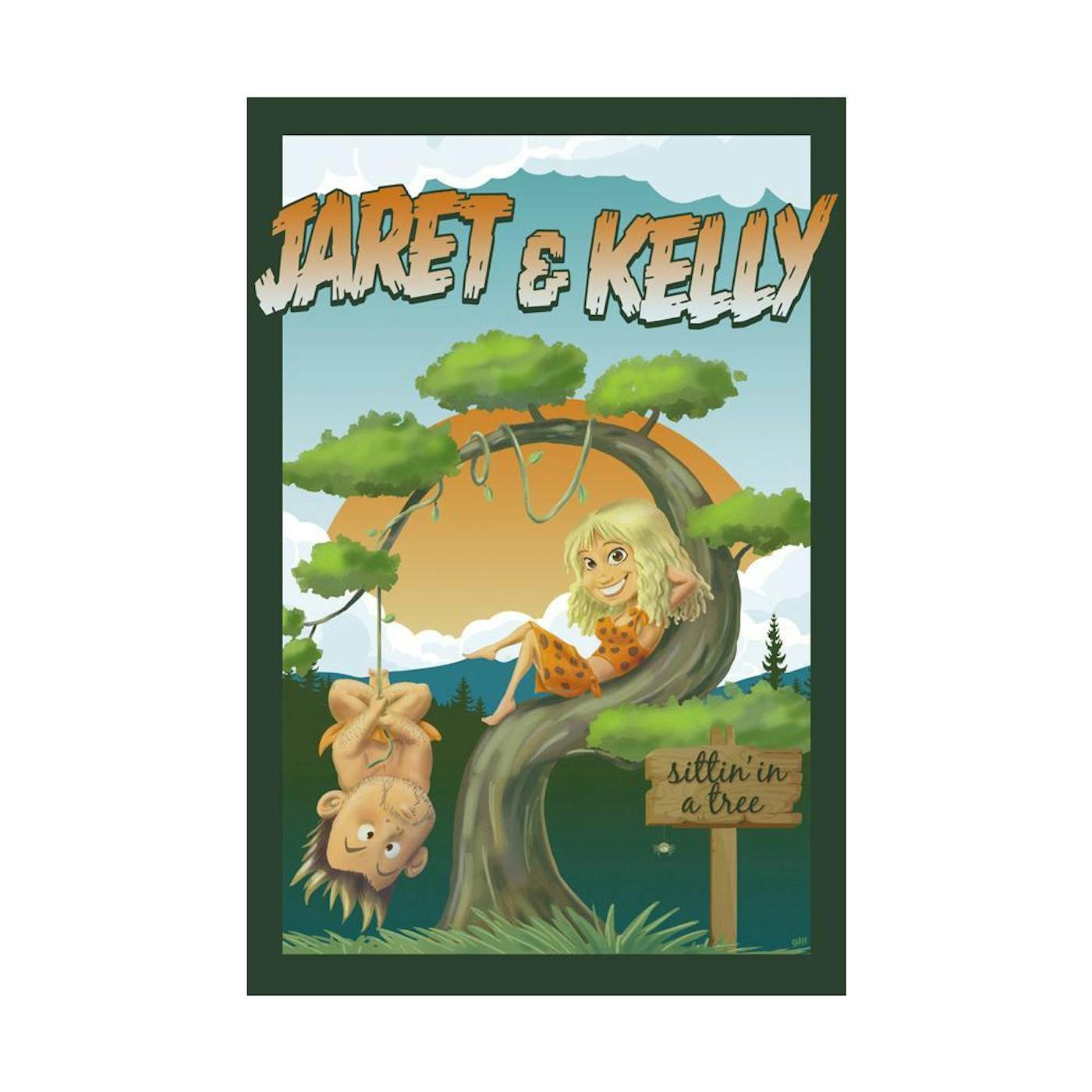 Jaret and Kelly - Autographed Album Art Poster