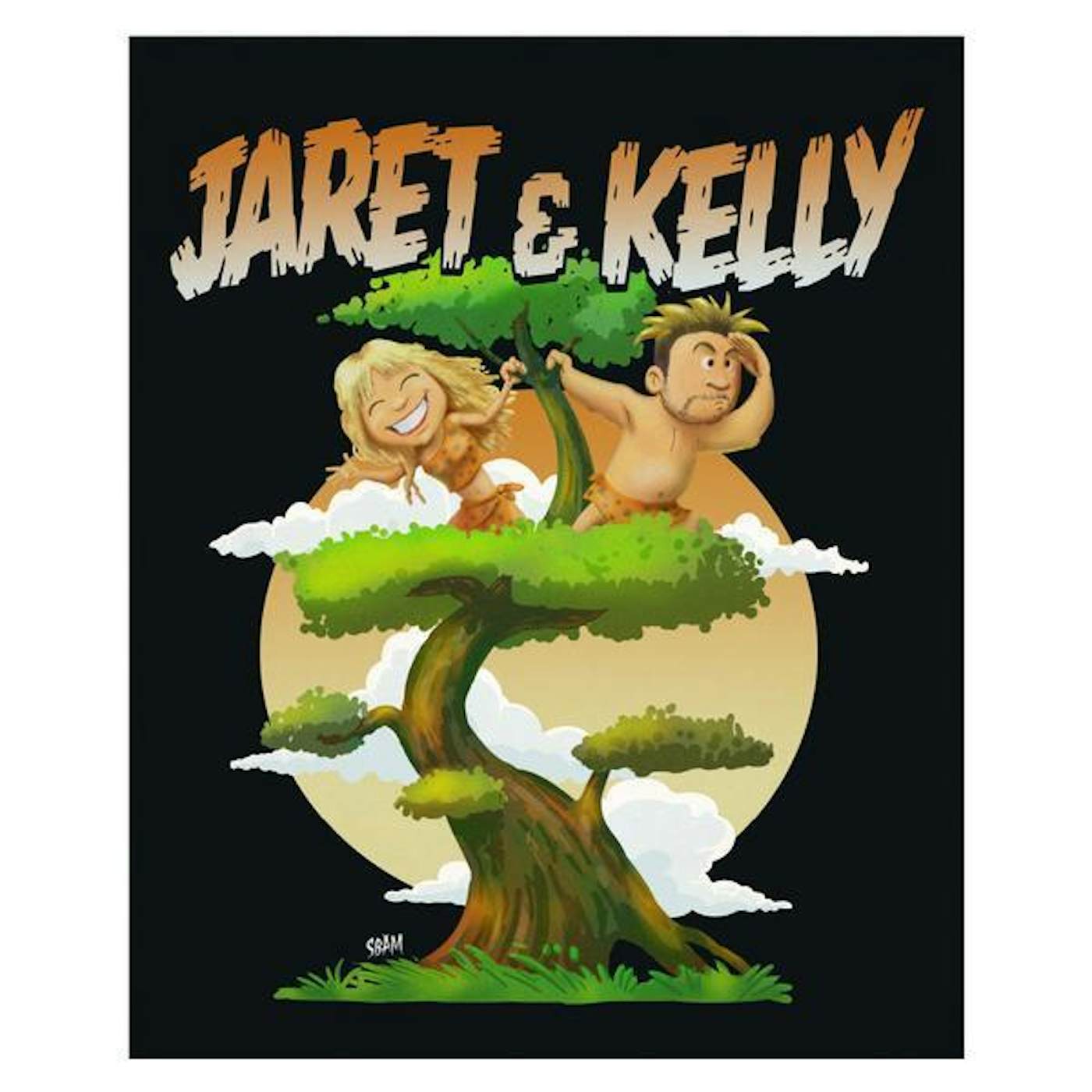 Jaret and Kelly - Super Exclusive Silk Screen Signed and Numbered Poster