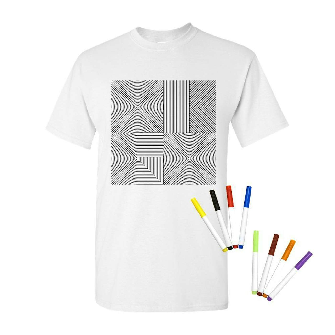OK Go - Maze Logo Fabric Marker Tee