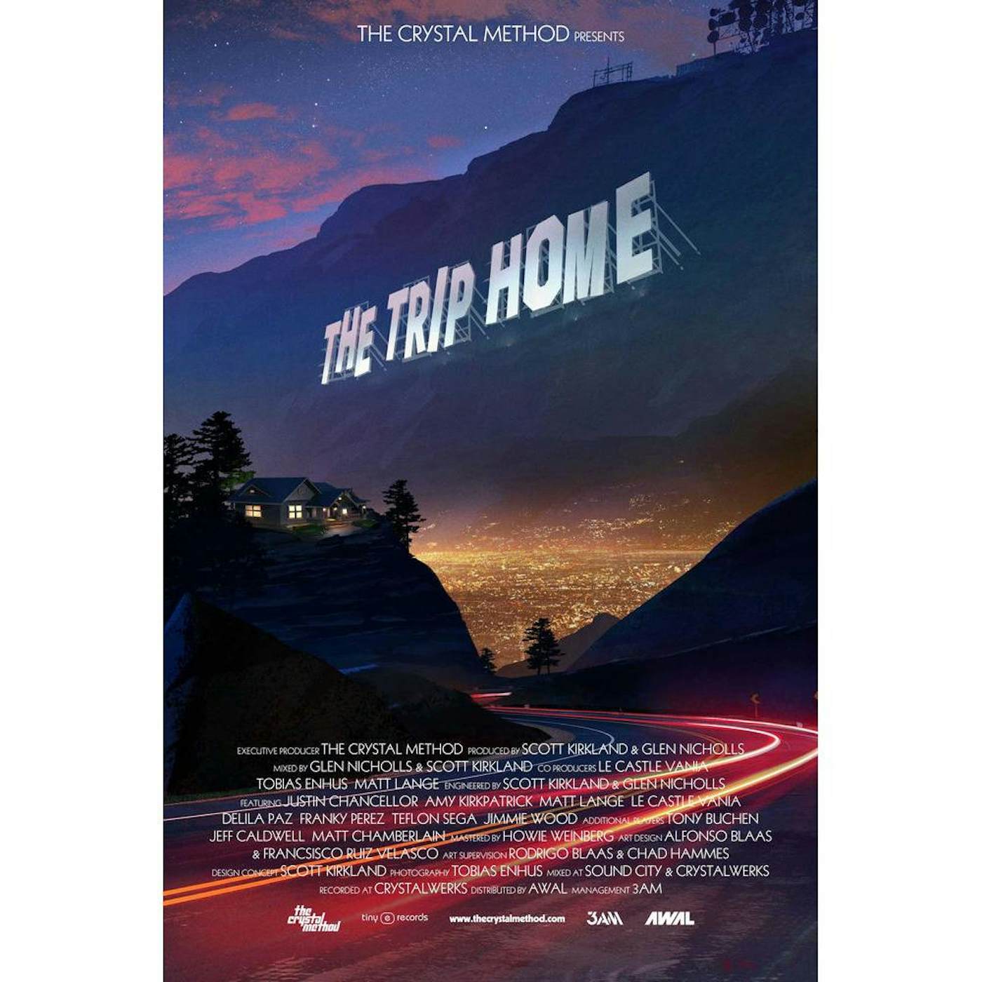 The Crystal Method - Exclusive SIGNED The Trip Home Movie Style Poster