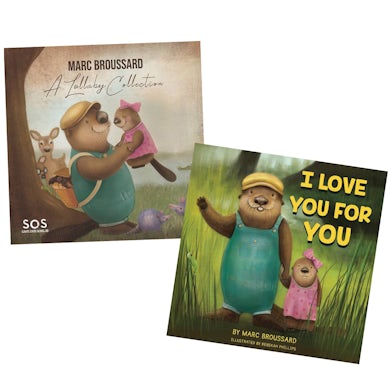 Marc Broussard - A Lullaby Collection CD + Signed Book Bundle