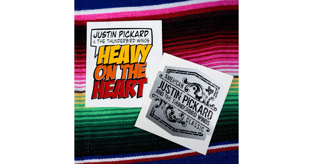 Justin Pickard - Heavy On The Heart Sticker