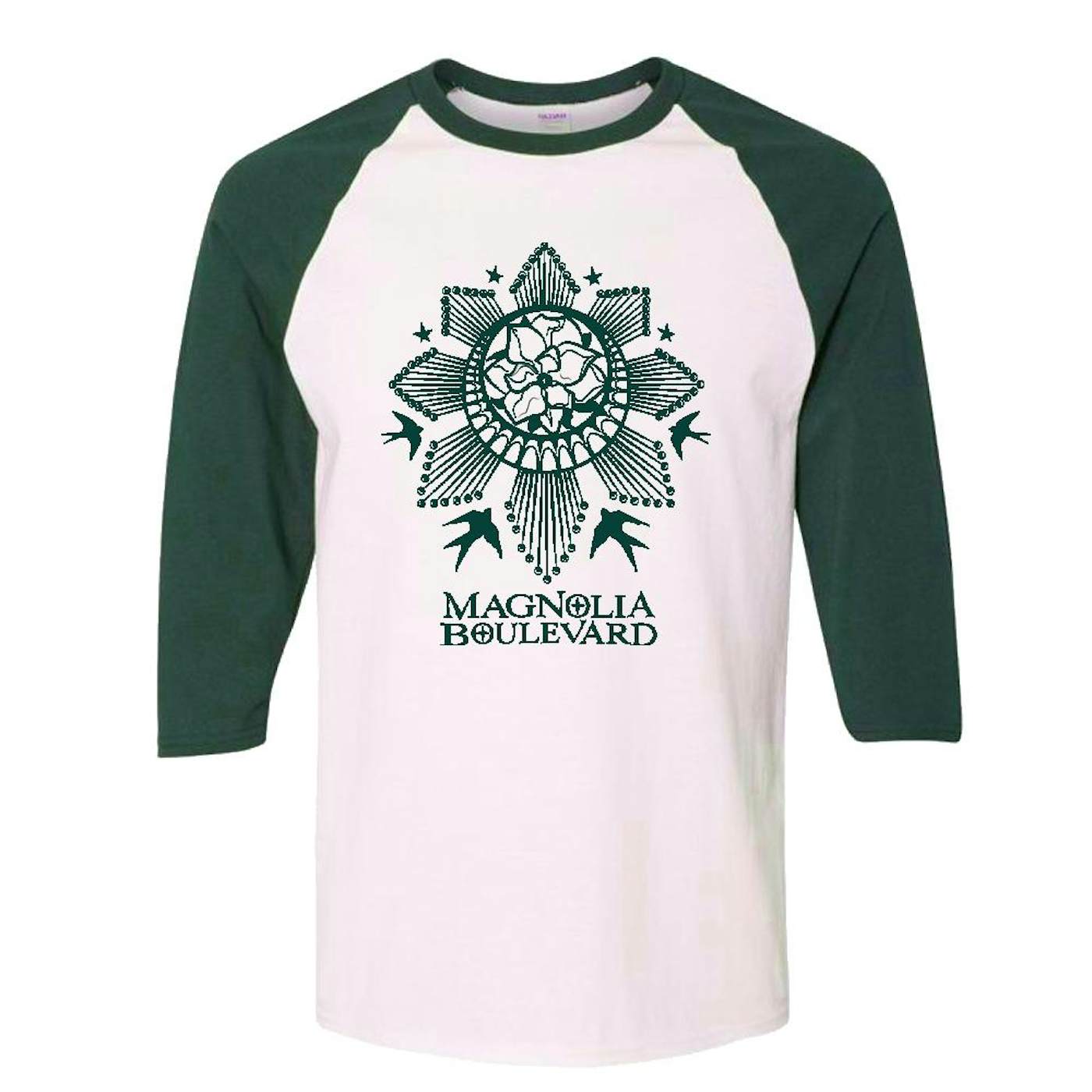 Graphic Baseball Tee - Green