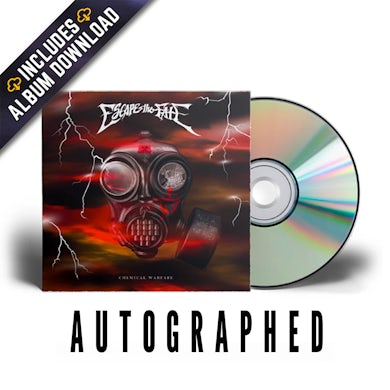 Escape The Fate - Chemical Warfare Signed CD