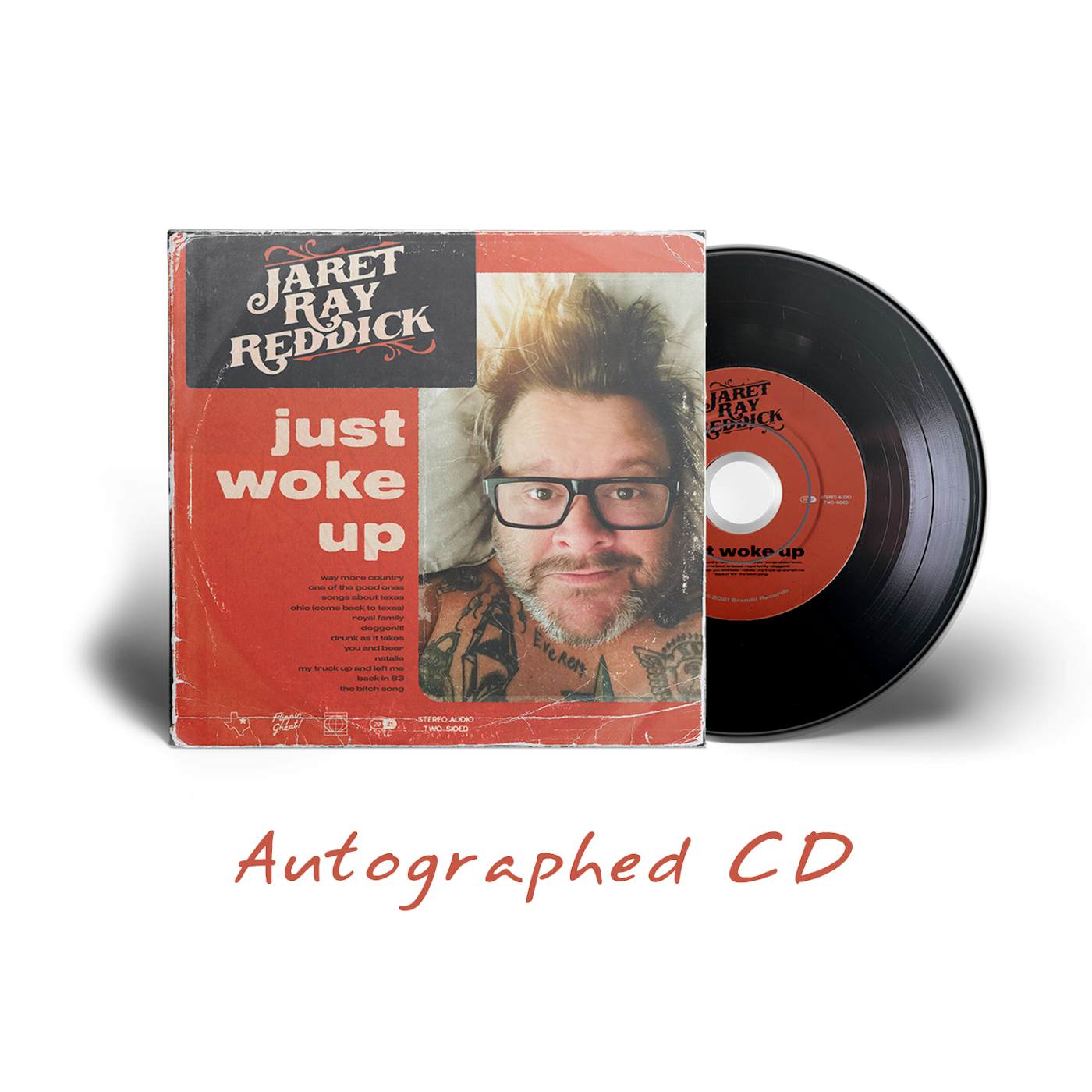 Jaret Reddick Jaret Ray Reddick - Just Woke Up Autographed CD