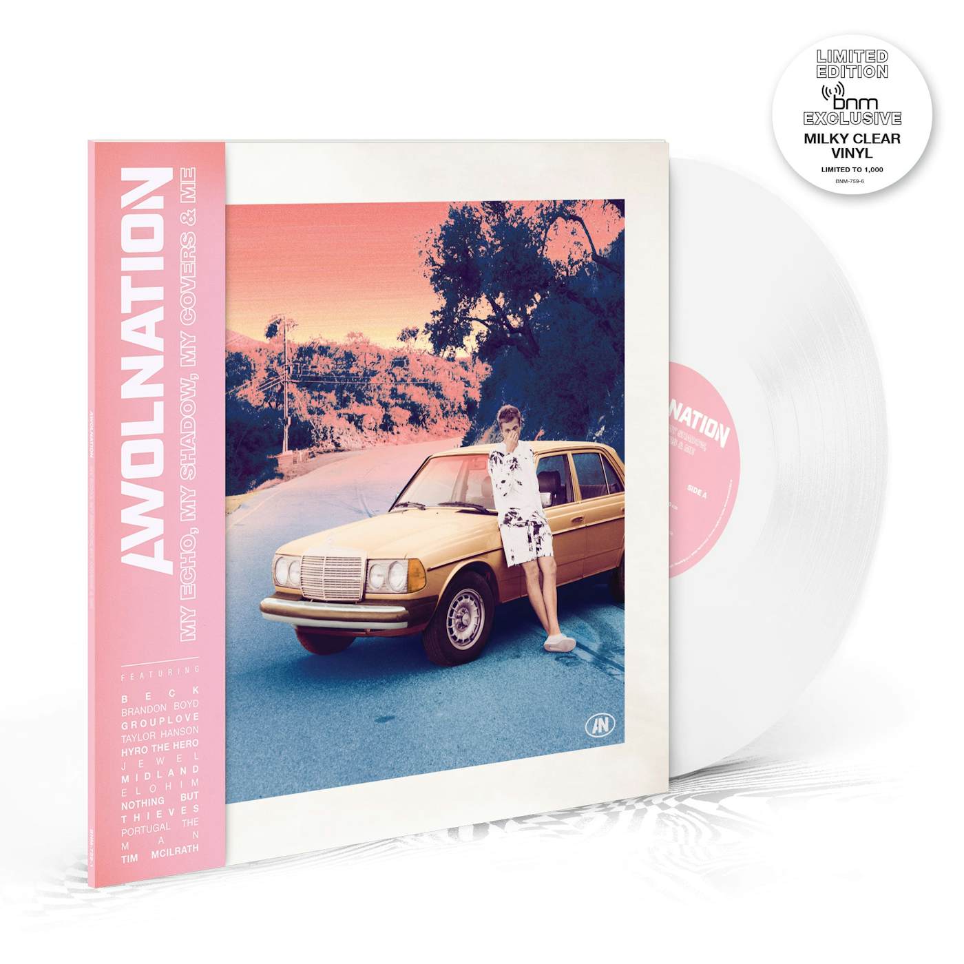 AWOLNATION AWOLNATON - My Echo, My Shadows, My Covers and Me Limited Edition Milky Clear Vinyl