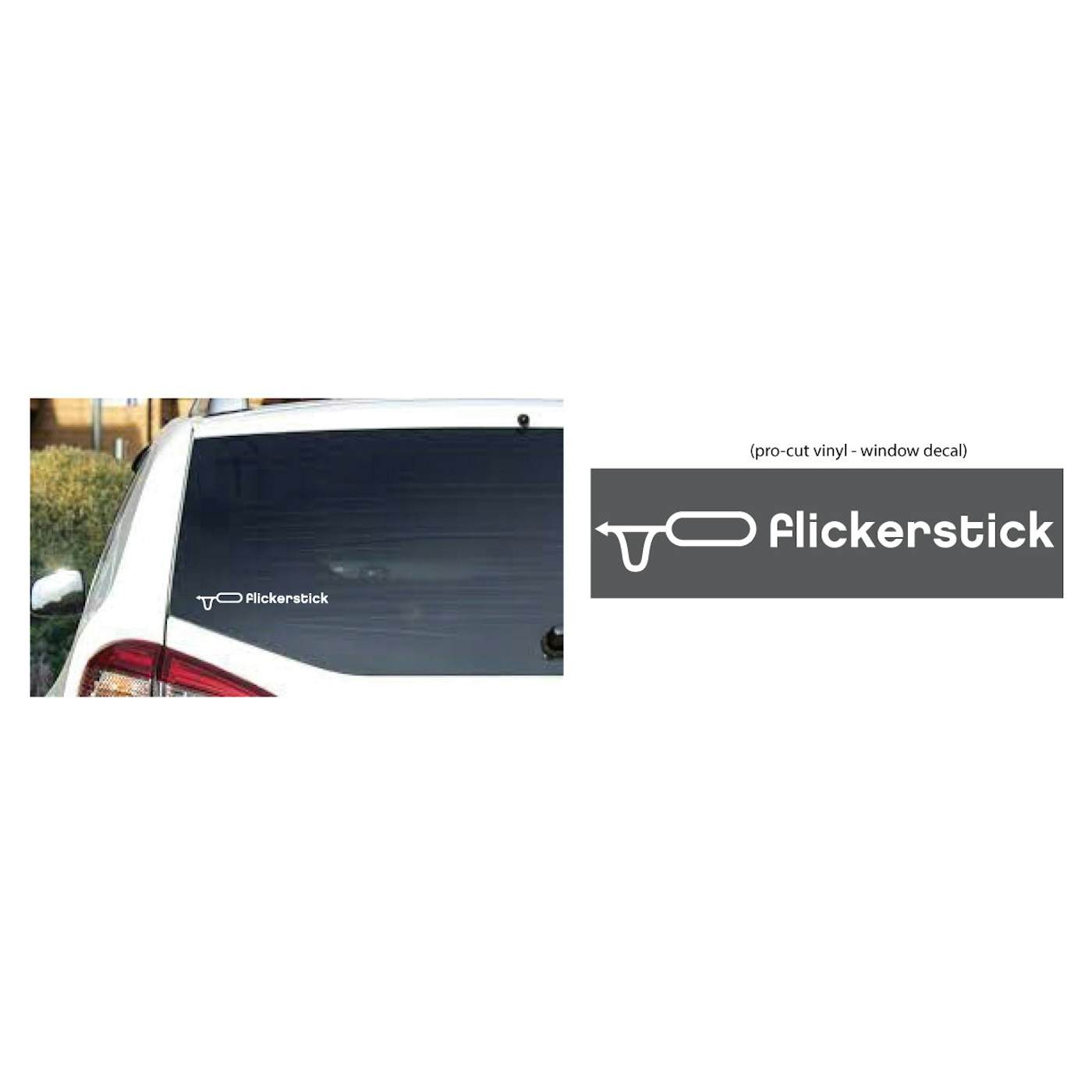 Flickerstick - Classic Logo Die Cut Car Decal