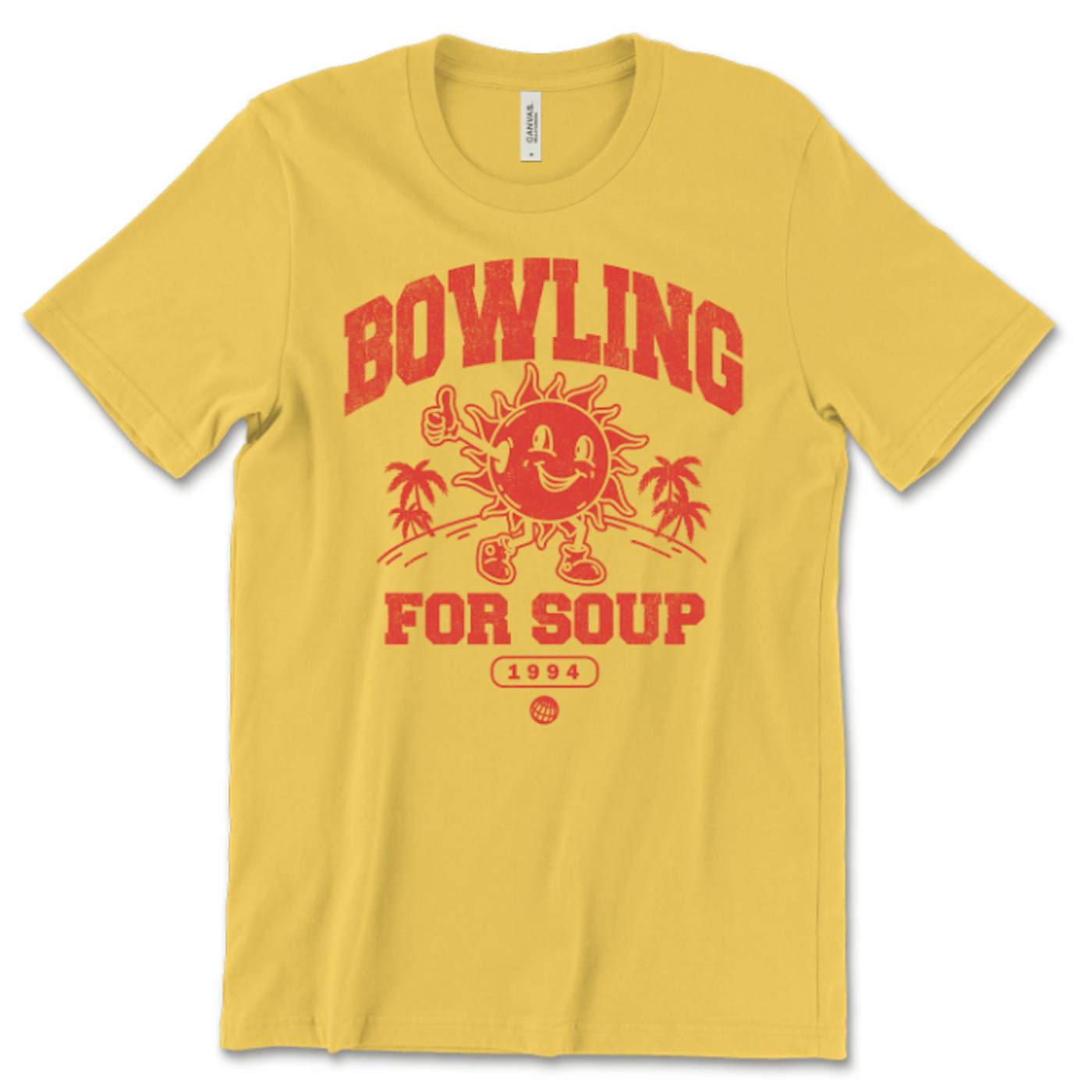 Bowling For Soup Neon Sun Tee - Yellow
