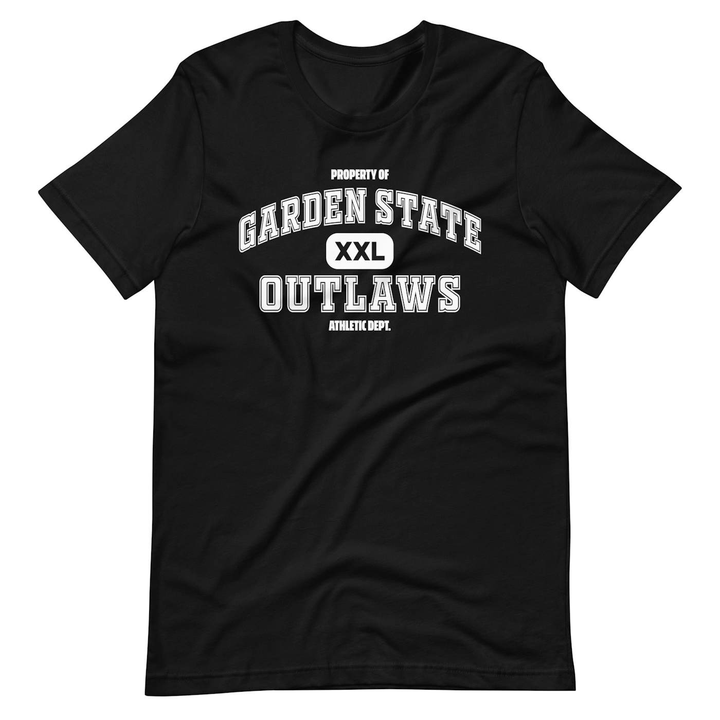 Garden State Outlaws - Athletic Dept Black Tee