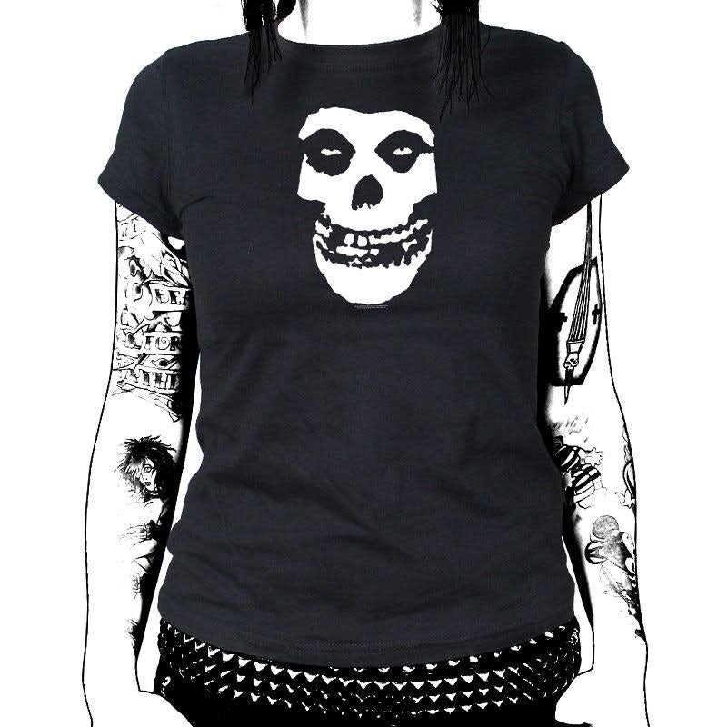 The Misfits Skull Logo Womens T-Shirt