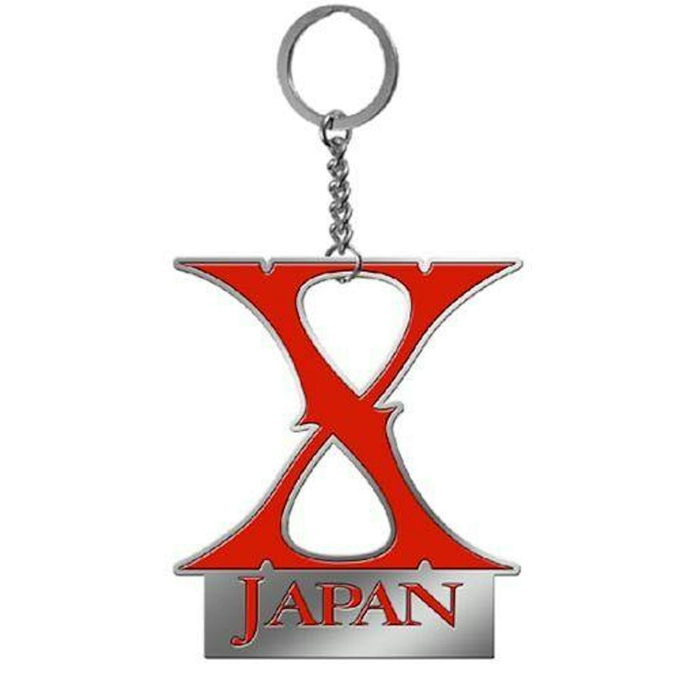 X JAPAN Logo Keychain