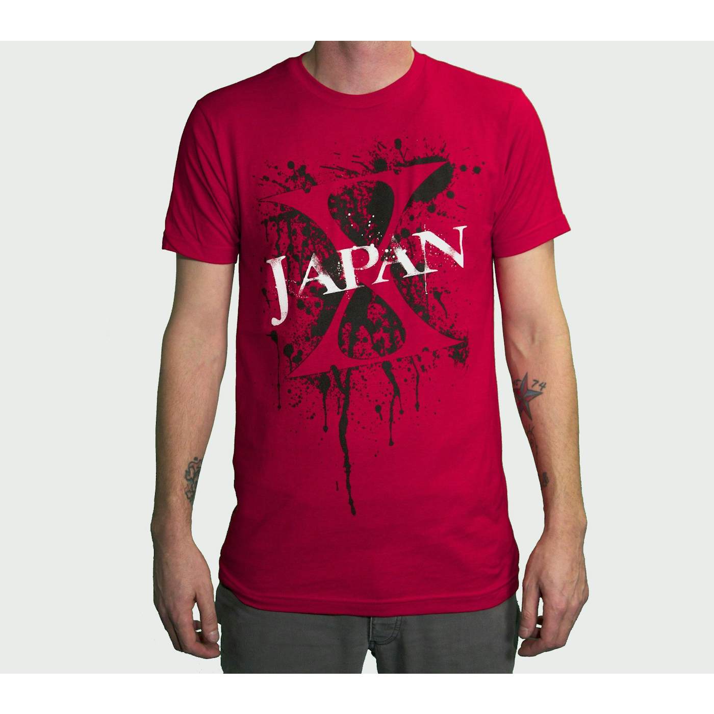 X JAPAN Paint Splatter T-Shirt