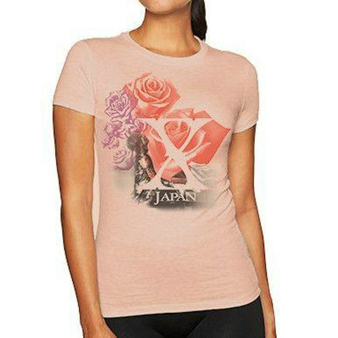 X JAPAN Roses Ladies T-Shirt