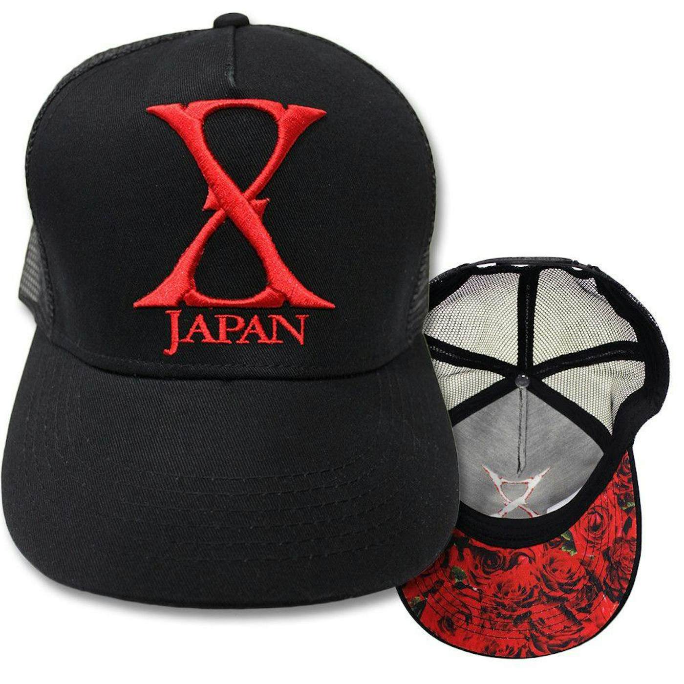 X JAPAN Red Logo Embroidered Hat
