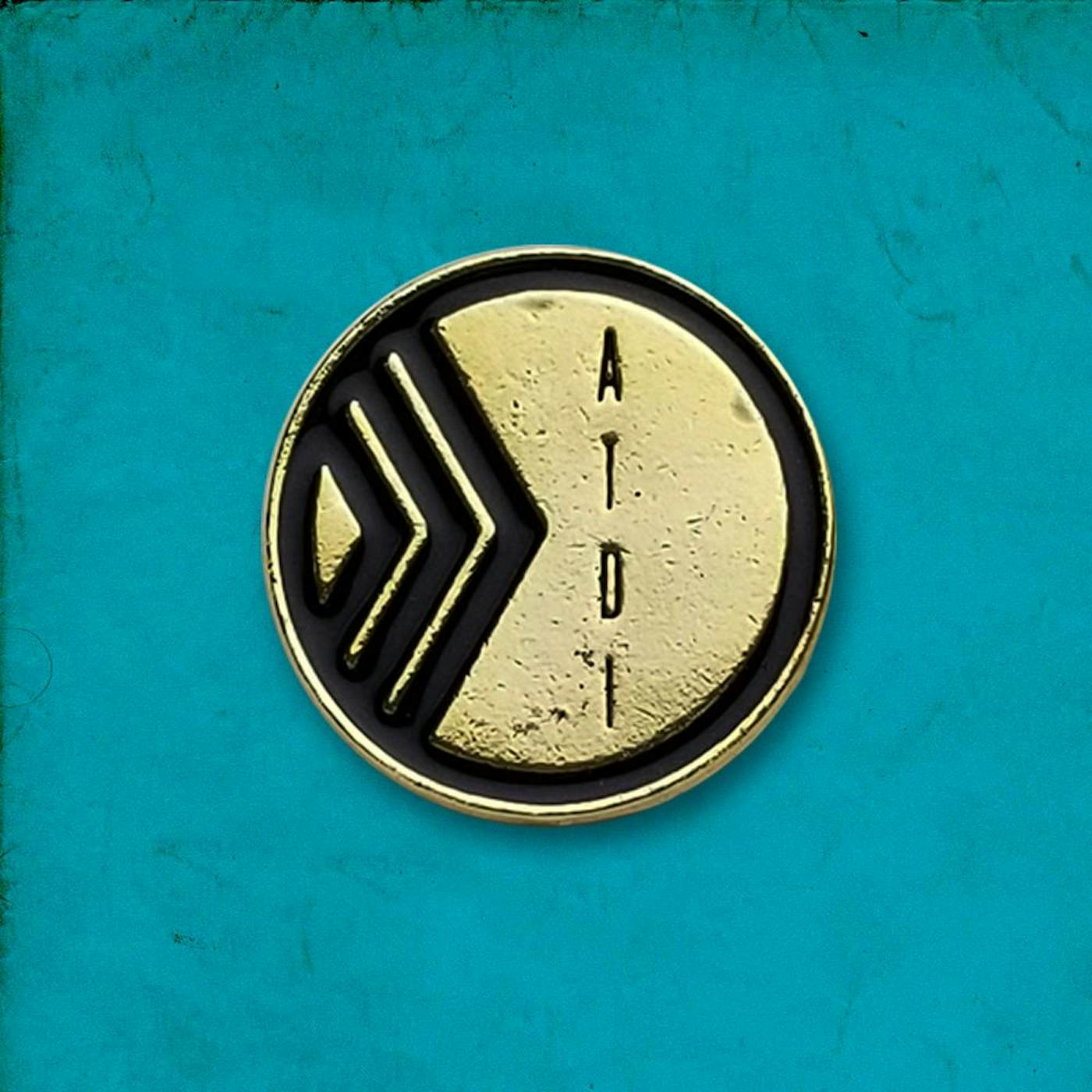At the Drive-In Gold Name Enamel Pin