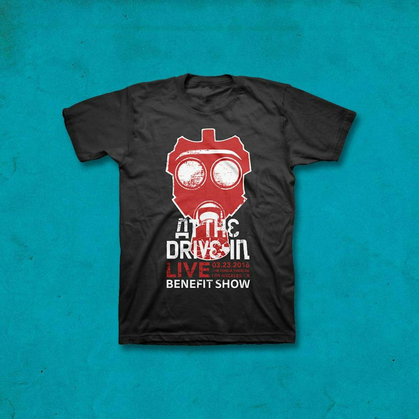At the Drive-In Red Mask Benefit Show T-shirt