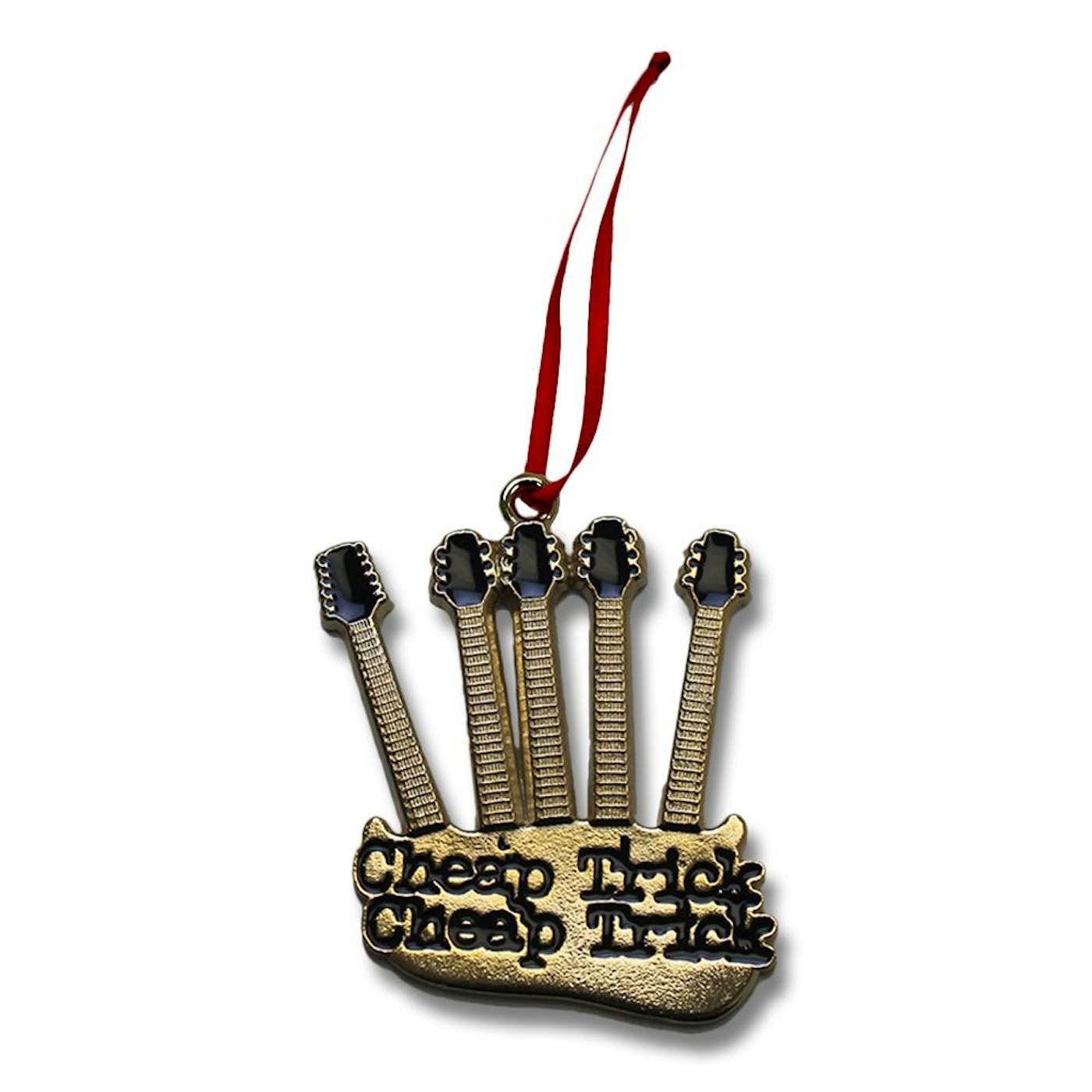 Cheap Trick Guitar Ornament - Gold