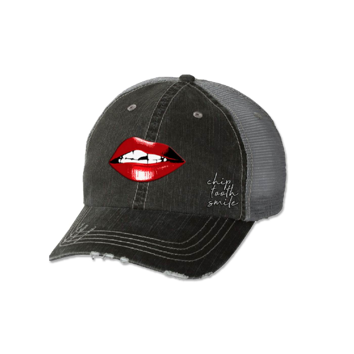 Rob Thomas Chip Tooth Distressed Hat
