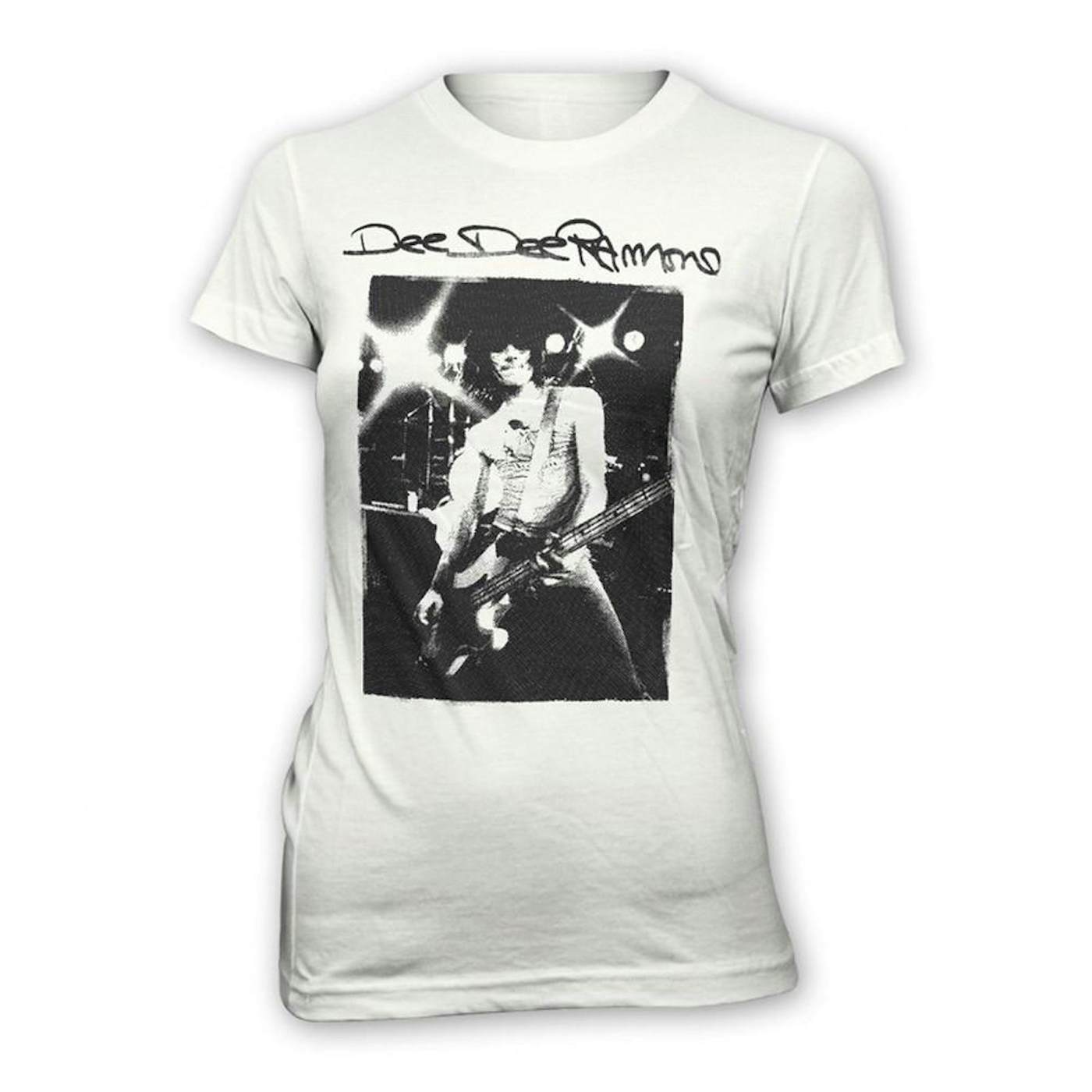 Dee Dee Ramone Vintage Photo Girls T-shirt