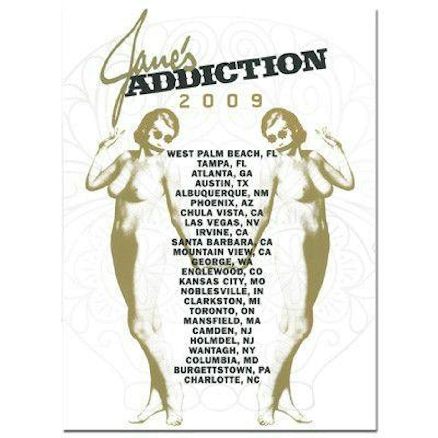 Jane's Addiction Girls Standing Poster