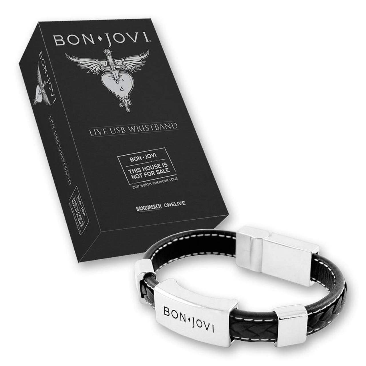 Bon Jovi This House Is Not For Sale Live Concert USB Wristband