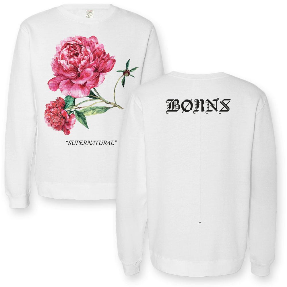 rose crewneck sweatshirt