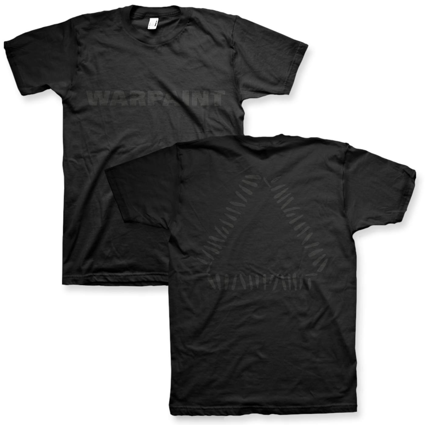 Warpaint Black On Black Logo T-Shirt
