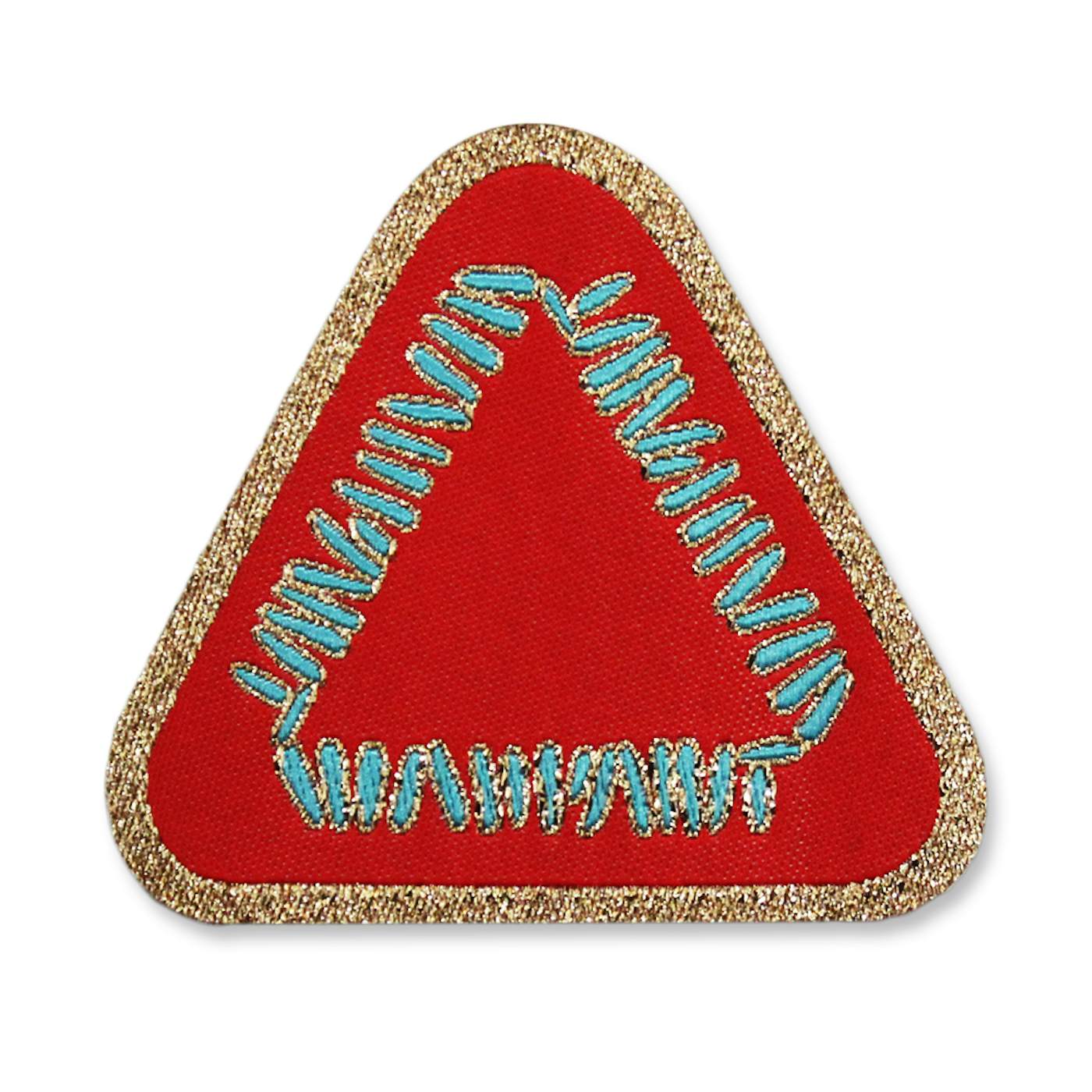Warpaint Triangle Logo Woven Patch - Red