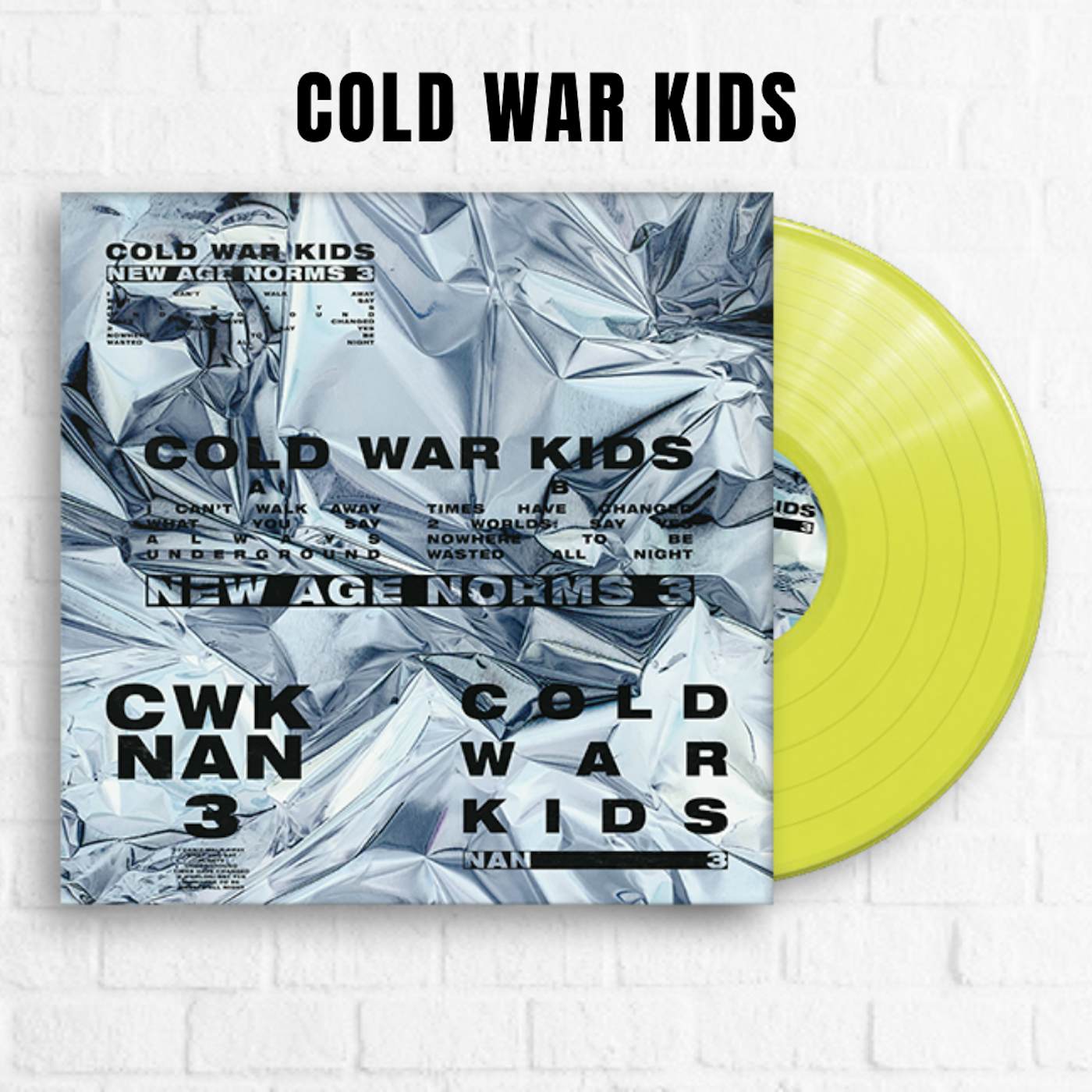 Cold War Kids New Age Norms 3 [Exclusive Neon Yellow]