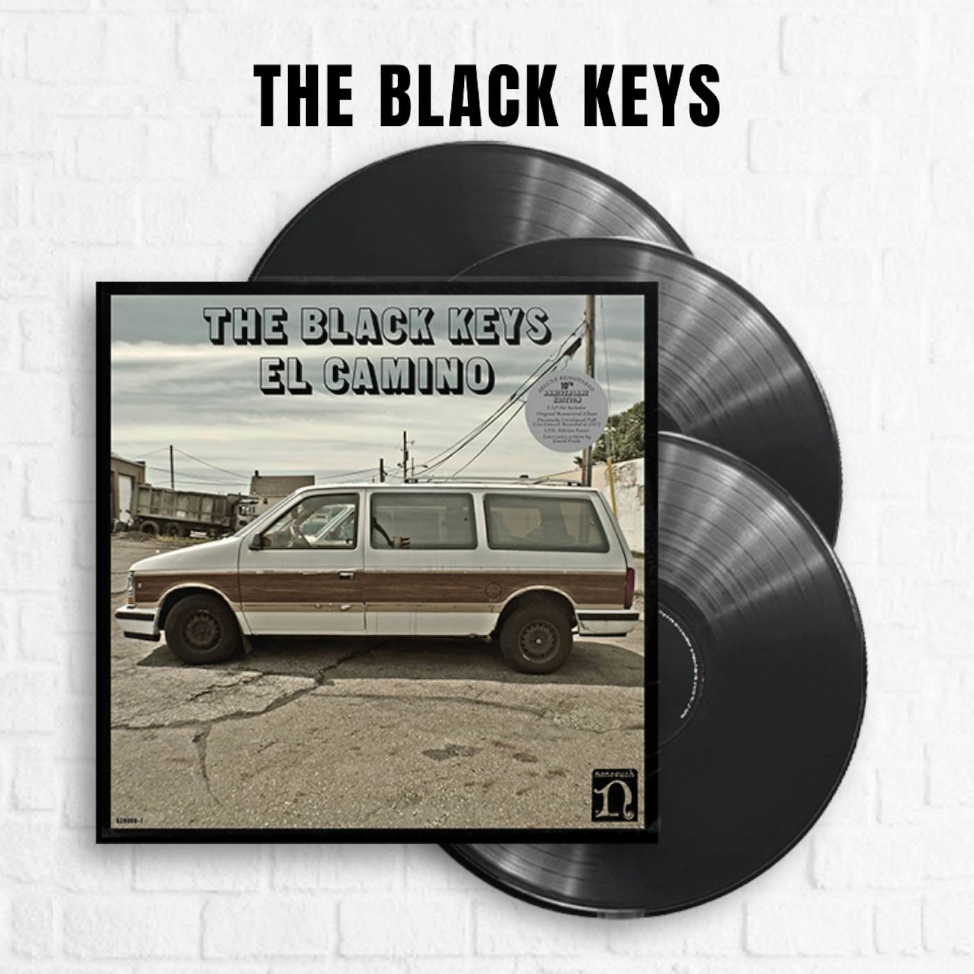 The Black Keys ‎- El Camino 3 x LP DELUXE EDITION VINYL RECORD - Blue Van  Cover 