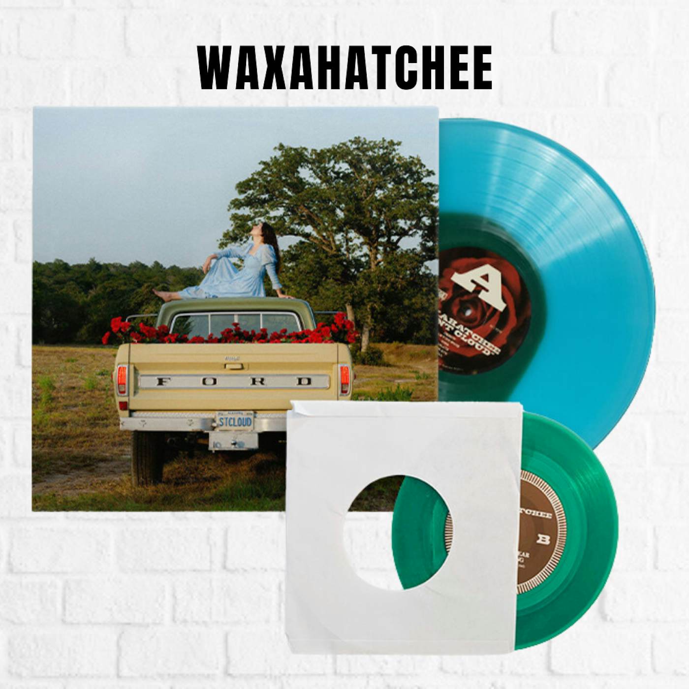 Waxahatchee Saint Cloud [Exclusive Green & Blue] + Bonus 7"
